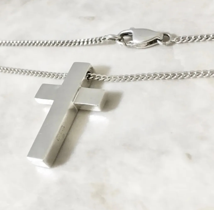 GUCCI グッチ☆クロス 十字架 ネックレス シルバーアクセサリー SV925
