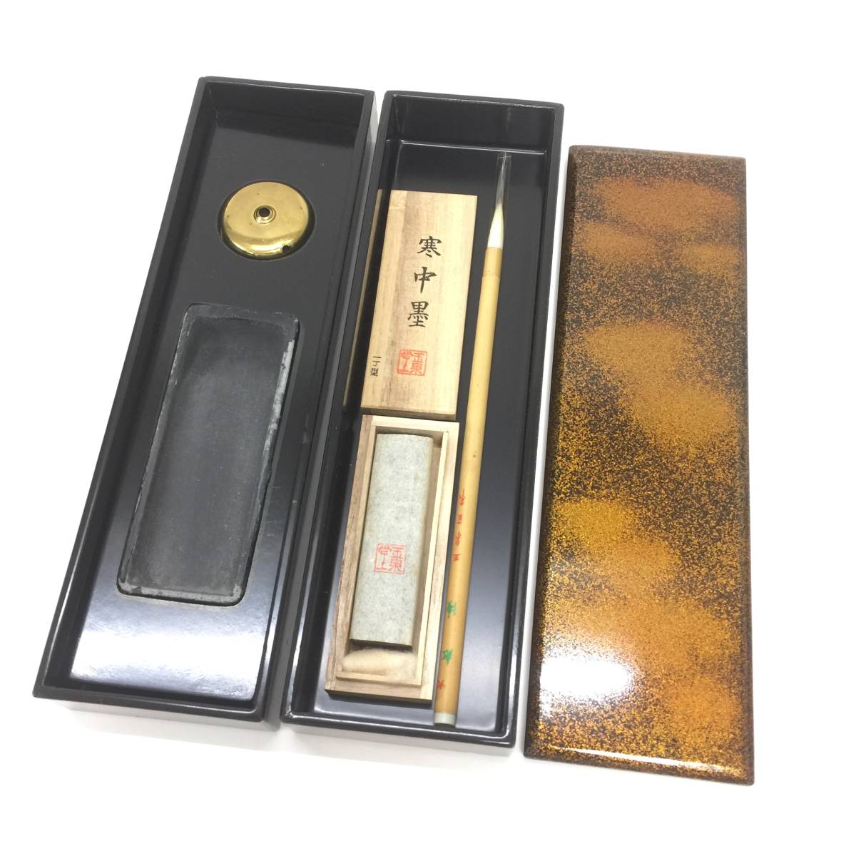 骨董書道具 螺鈿硯箱 骨董書道具 螺鈿硯箱 硯箱｜書道用具｜画材