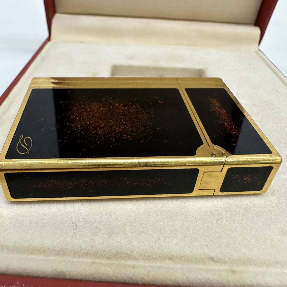 TC0911 S.T.Dupont デュポン ガスライター GATSBY ギャツビー ゴールド 
