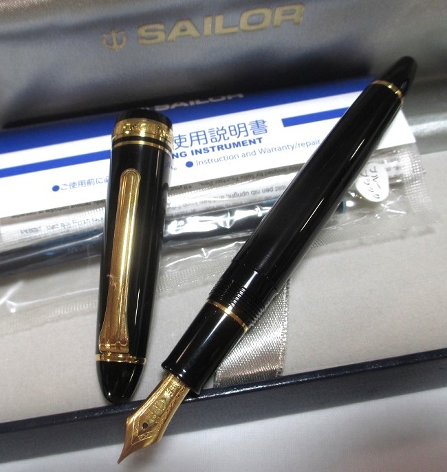 セーラー万年筆 SAILOR JAPAN FOUNDED 1911 14K H-MFニブ 未使用デッド