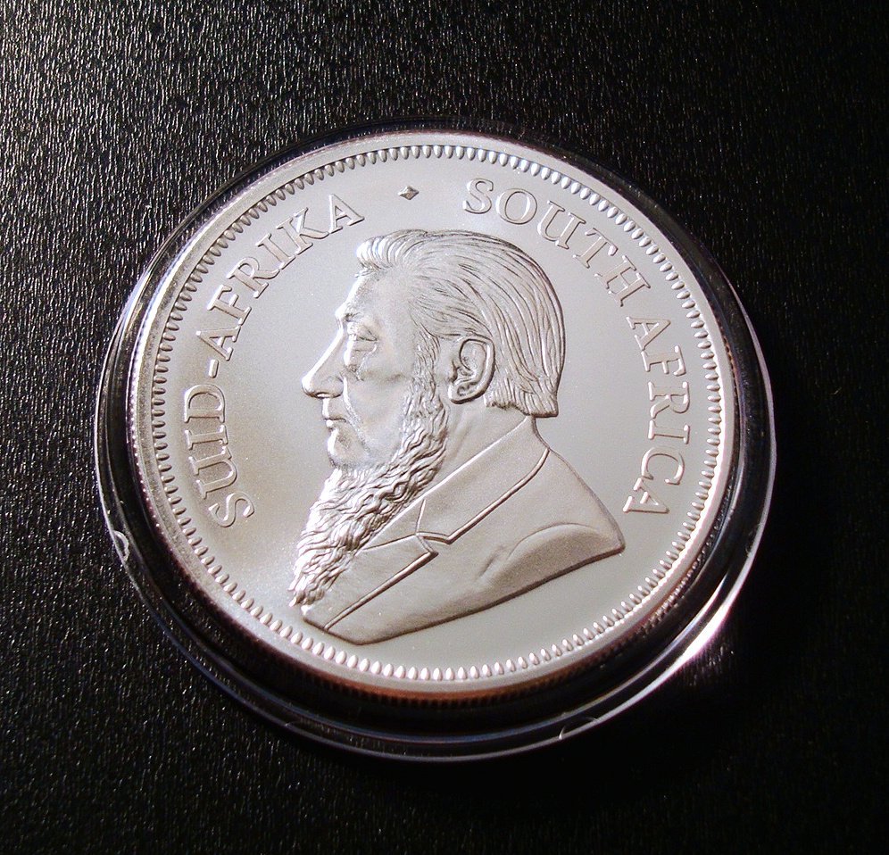 南アフリカ クルーガーランド銀貨 195910