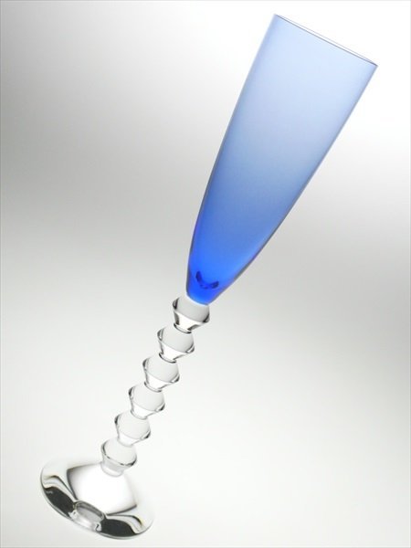 バカラ ベガ フルーティッシモ ブルー クリア シャンパン フルート