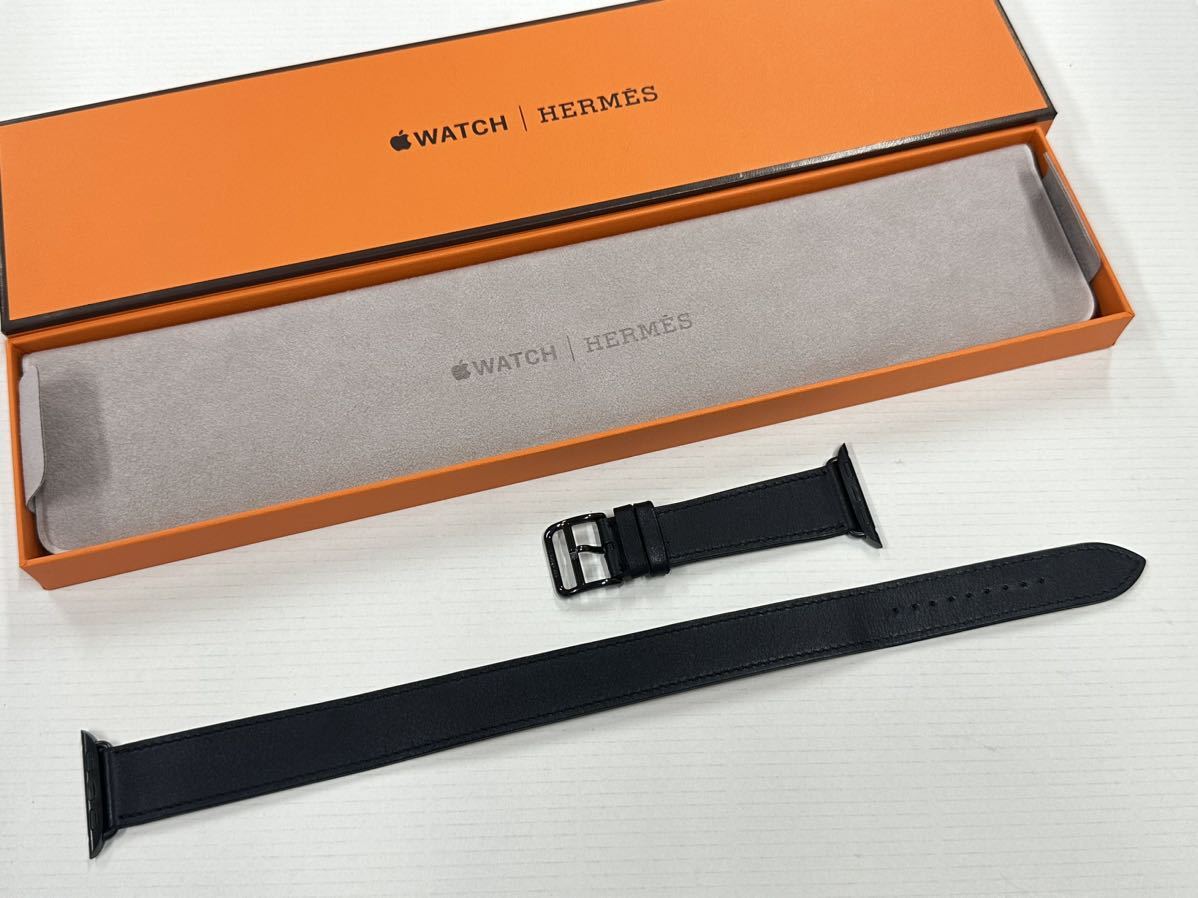 ☆希少 美品 即決 黒 Apple watch HERMES エルメス ドゥブルトゥール