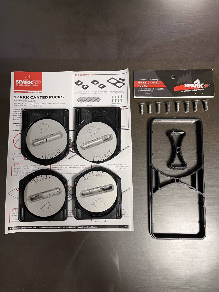 【2026，100%新品】 スパーク スプリットボード用インターフェイス カントパック SPARK R&D CANTED PUCKS 角度３度 バックカントリー(その他)｜売買されたオークション情報、yahooの商品情報をアーカイブ公開 - オ その他