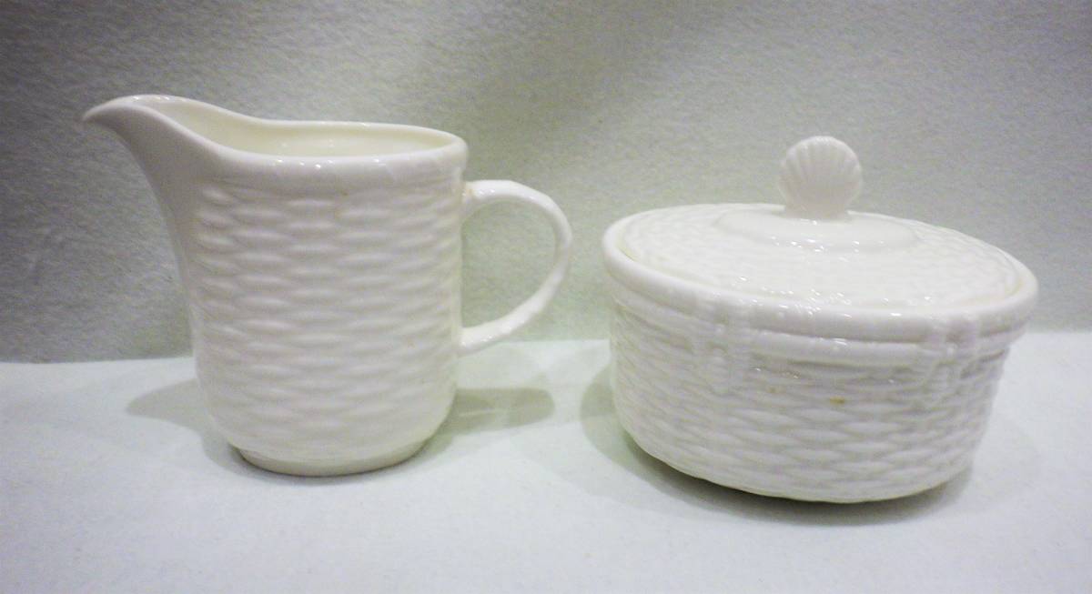 8648】 WEDGWOOD ウエッジウッド ボーンチャイナ ナンタケット ミルク