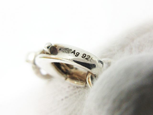 □ GUCCI グッチ インターロッキングG AG925 シルバー ネックレス 重量