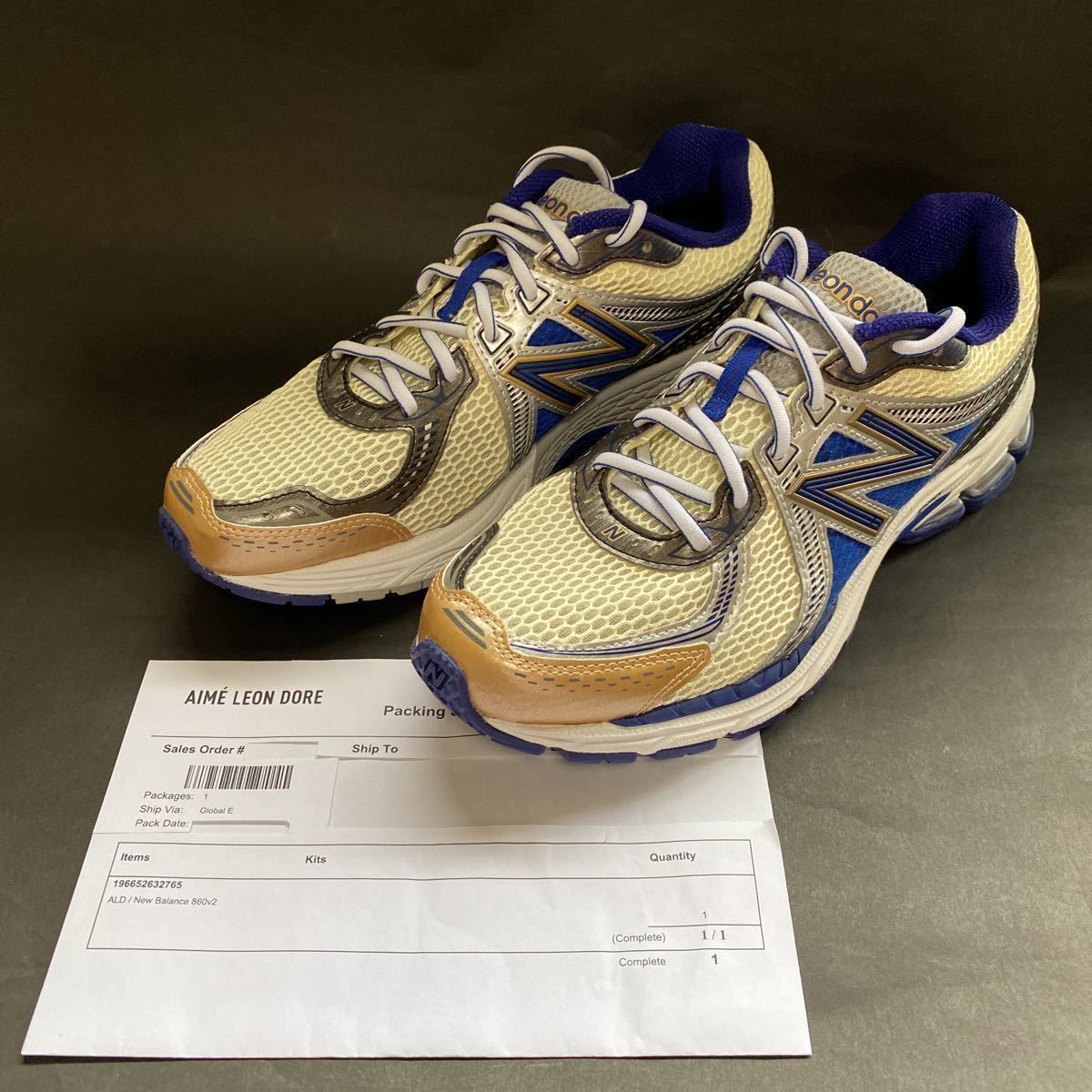 ◆ New Balance×Aime Leon Dore/ニューバランス×エイムレオンドレ 860v2 スニーカー ML860AM2/27 /080 限定発売即完売品　◆
