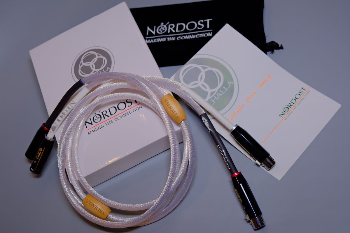 ☆Nordost Valhalla 構造スピーカーケーブル1mペア ☆Nordost Valhalla