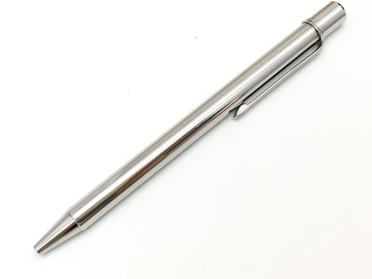 美品 カルティエ ボールペン シルバー ギャランティ/ケース付き 筆記