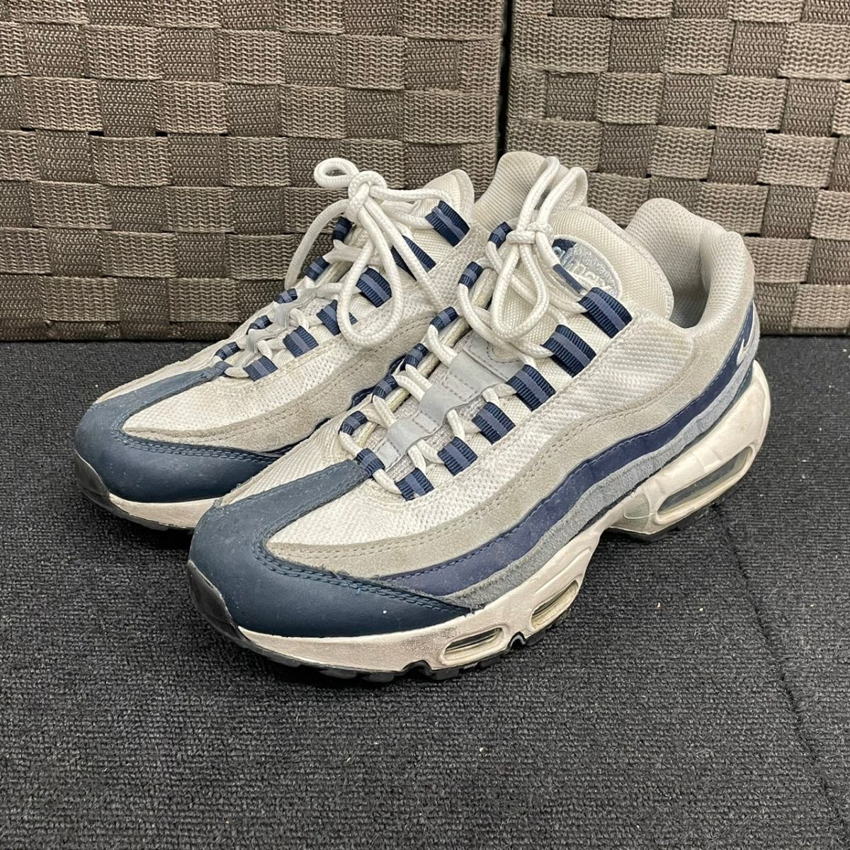 Y810-O15-3764 Nike ナイキ Air Max 95 エアーマックス Navy/White ネイビー/ホワイト DC9412-400 25cm シューズ スニーカー 靴 ③