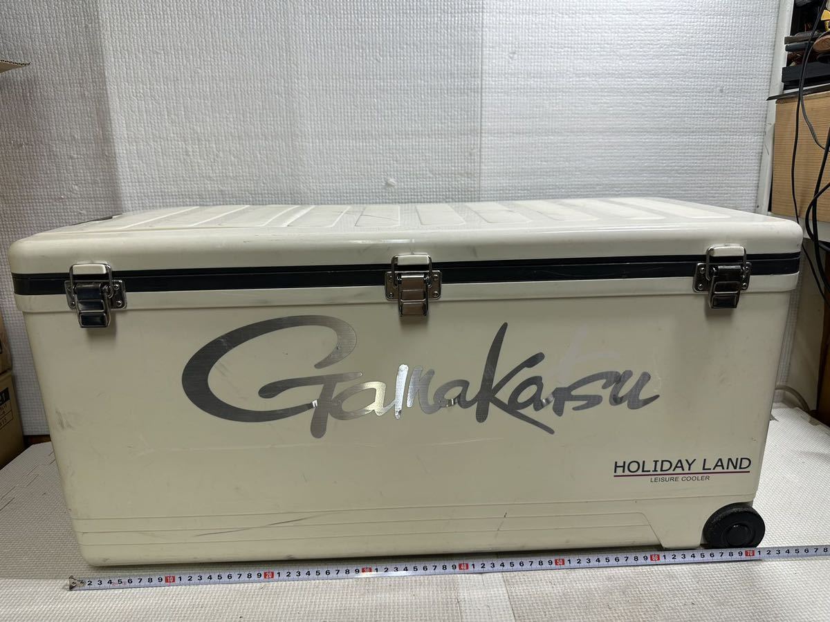 【SHINWA／シンワ】 大型クーラーボックス キャスター付き HOLIDAY LAND ★ 現状品 