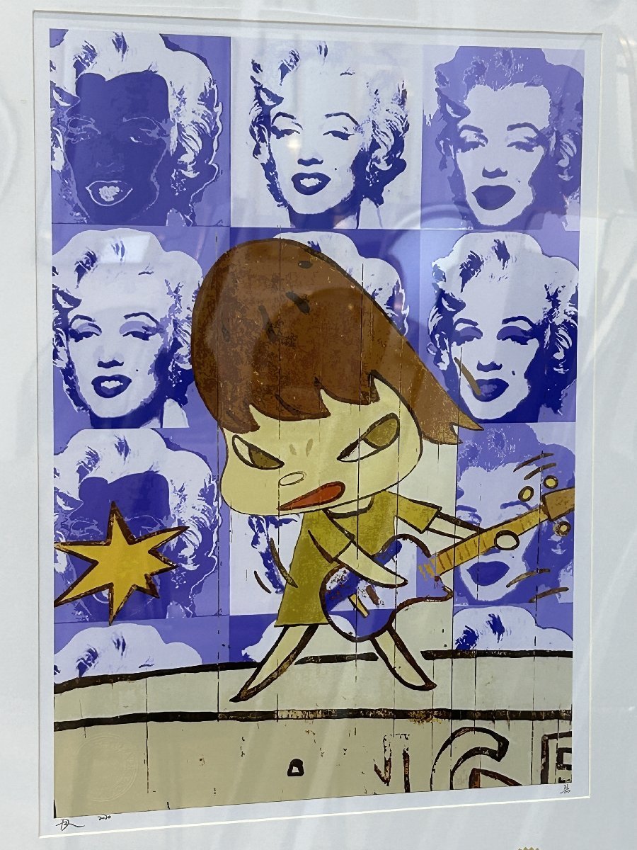 DEATH NYC 額付き 世界限定100枚 アートポスタ 奈良美智 NARA