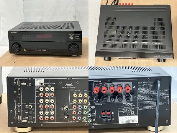 Pioneer VSX-820 AVアンプ /S-21W サブウーファー/ S-11 スピーカーシステム セット ホームシアター パイオニア 中古 C8019438