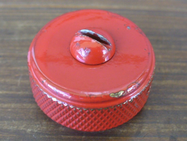 Vintage コールマン 200A 燃料 フィラーキャップ イエローデカール Coleman 