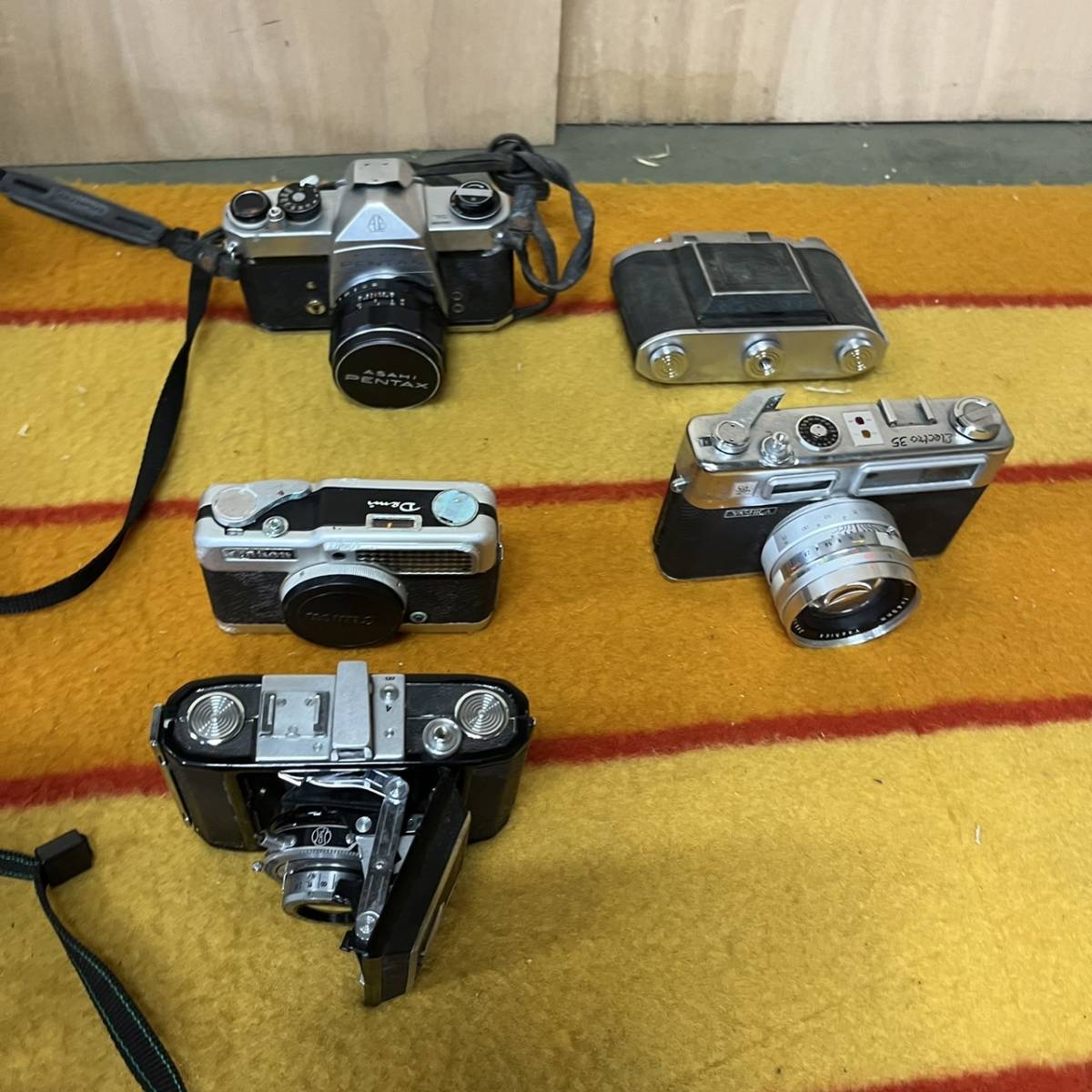 ｲｴﾛｰフィルムカメラセット安心10点セット・BK12 ☆42点セット