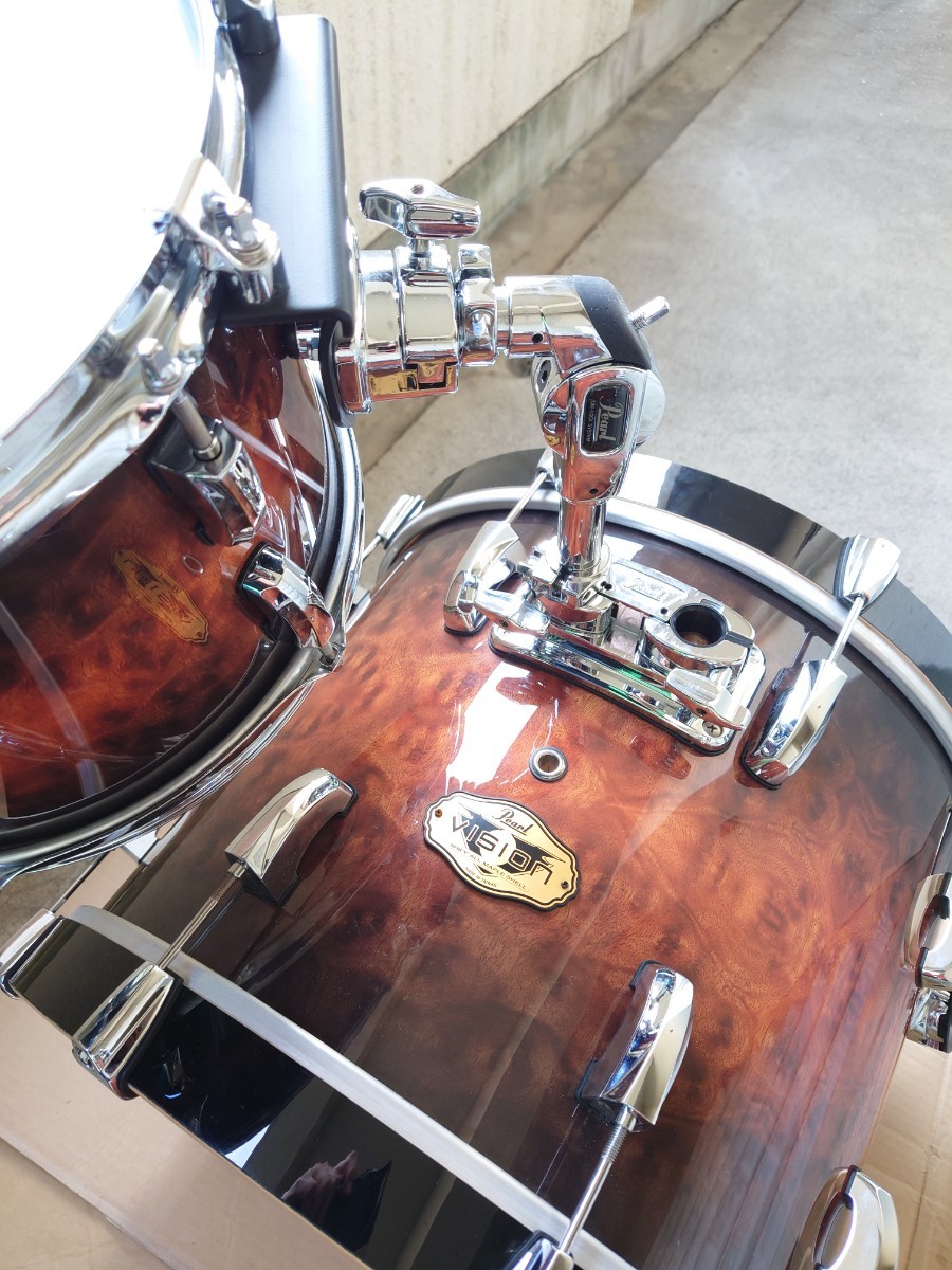 【超激得，正規品】 Pearl パール Vision VMX　メイプル100%シェル 　限定カバリングモデル　BD 18 × 14、TT 12 × 8、FT 14 ×14 ジャズキット　