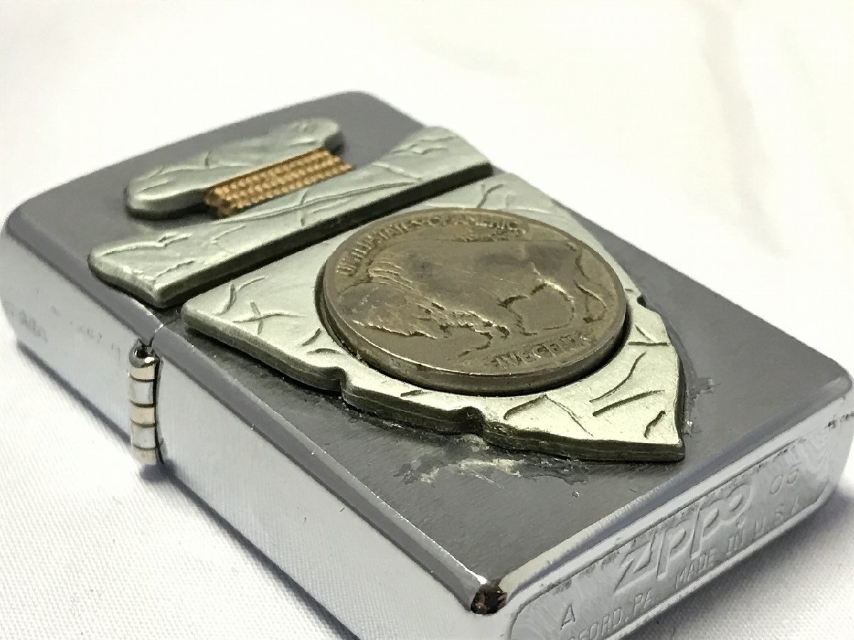 キングラム[05] ZIPPO[ジッポー] FIVE CENTS バッファロー 5セント 