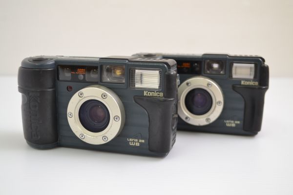 B000V11V//konica コニカ　LENS28 WB　現場監督　コンパクトフィルムカメラ　2個セット