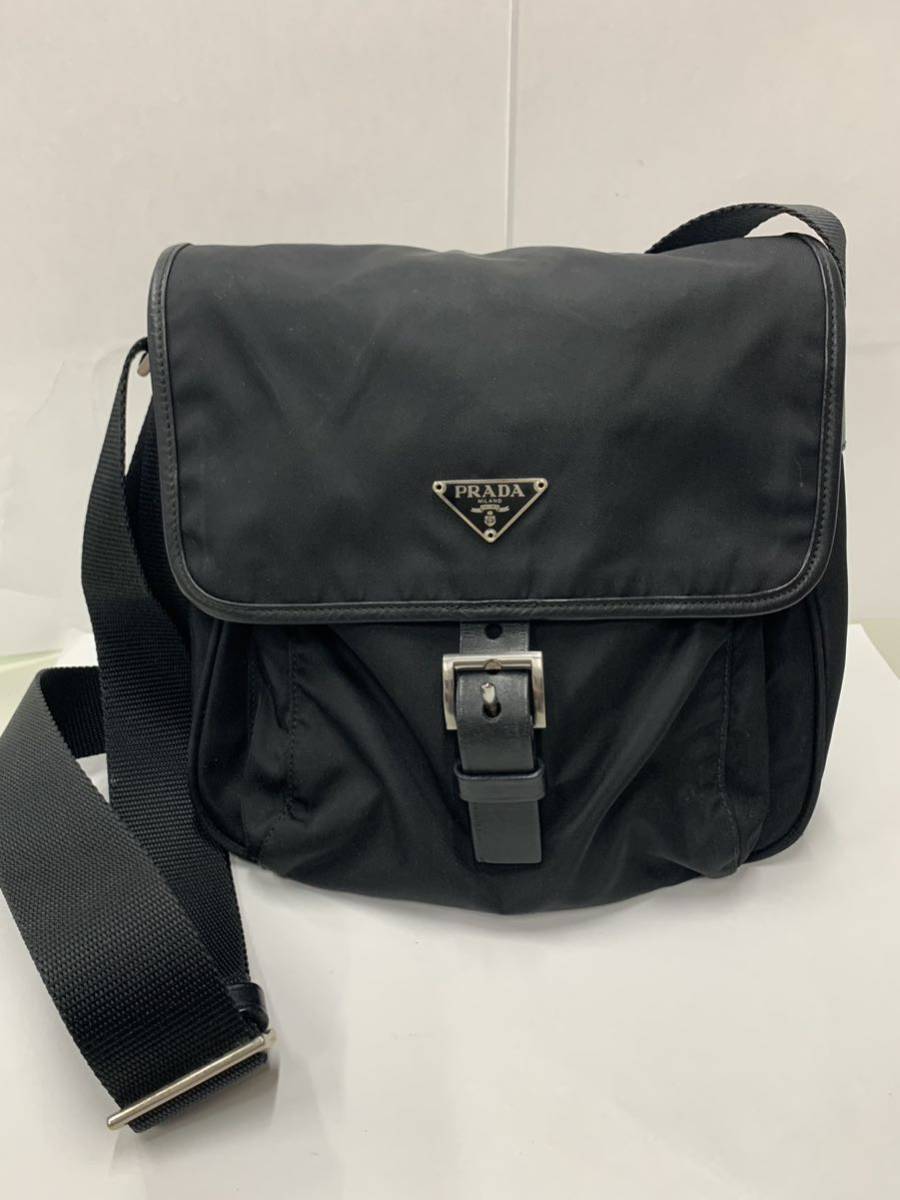 美品 PRADA テスートナイロンハンドバッグ　白タグ　ギャランティカード付き ギャランティカード付き PRADA プラダ ベージュ ハンドバッグ テスート