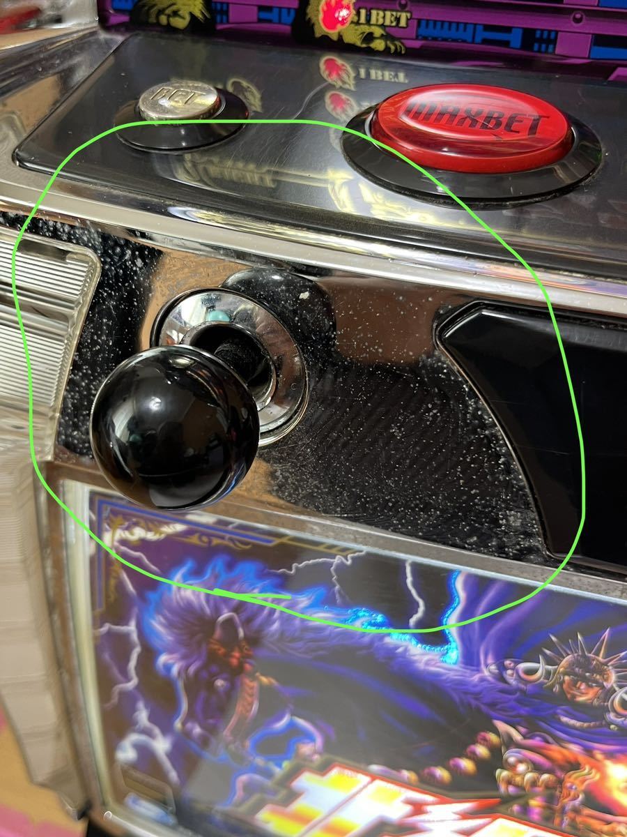 パチスロ実機 北斗の拳 世紀末救世主伝説 液晶不良のジャンク品