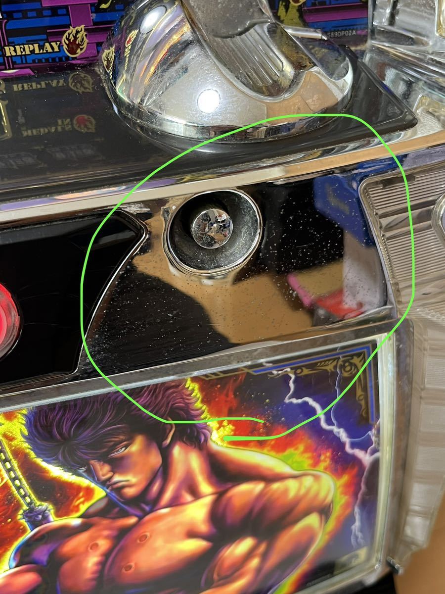 パチスロ実機 北斗の拳 世紀末救世主伝説 液晶不良のジャンク品