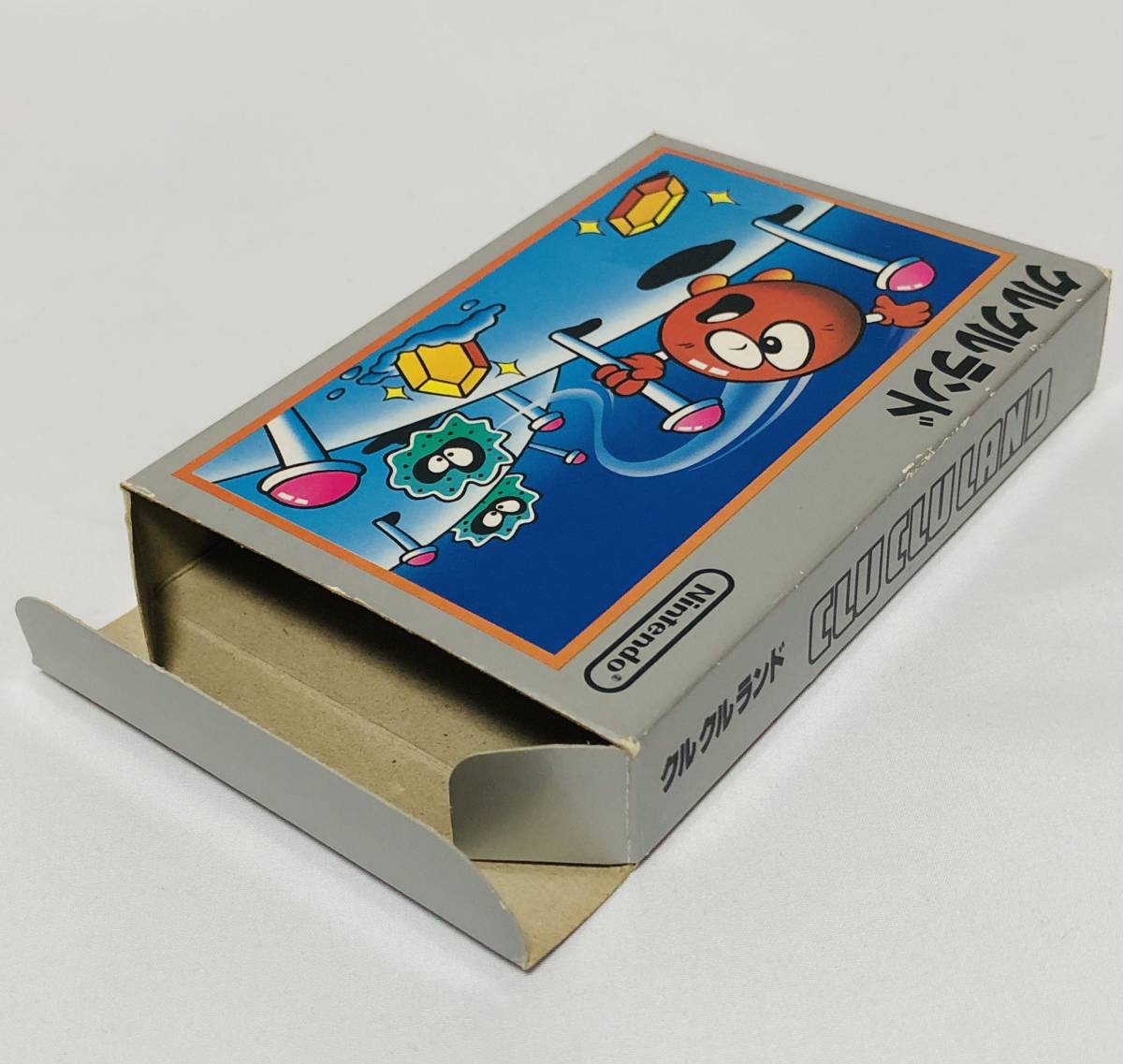 ファミコン クルクルランド 箱説付き 銀箱 任天堂 レトロゲーム