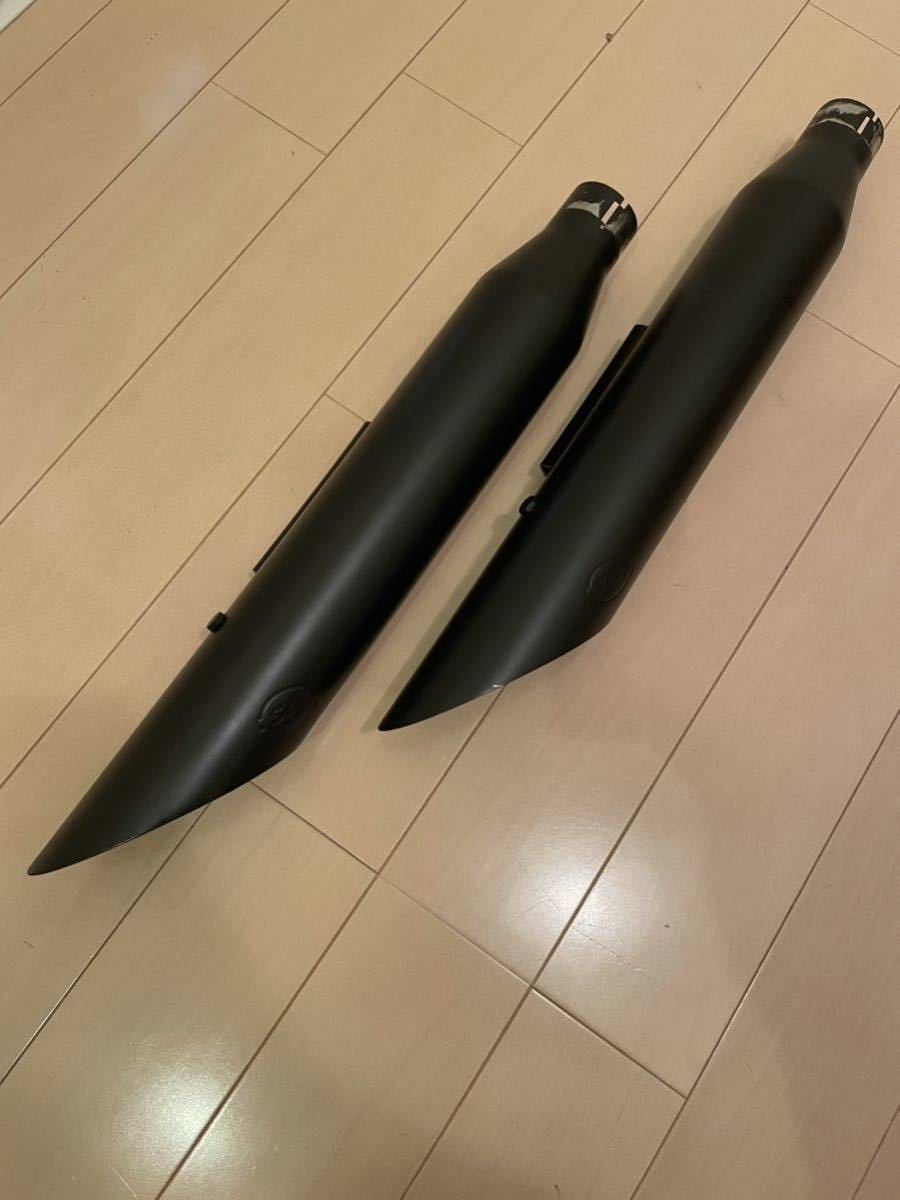FXD ダイナ 用 s&s スリップオンマフラー スラッシュカット チョッパー 