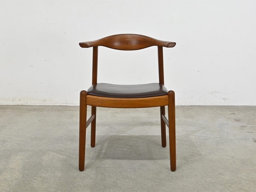 日田工芸 マキシム アームチェア ダイニングチェア チーク 本革