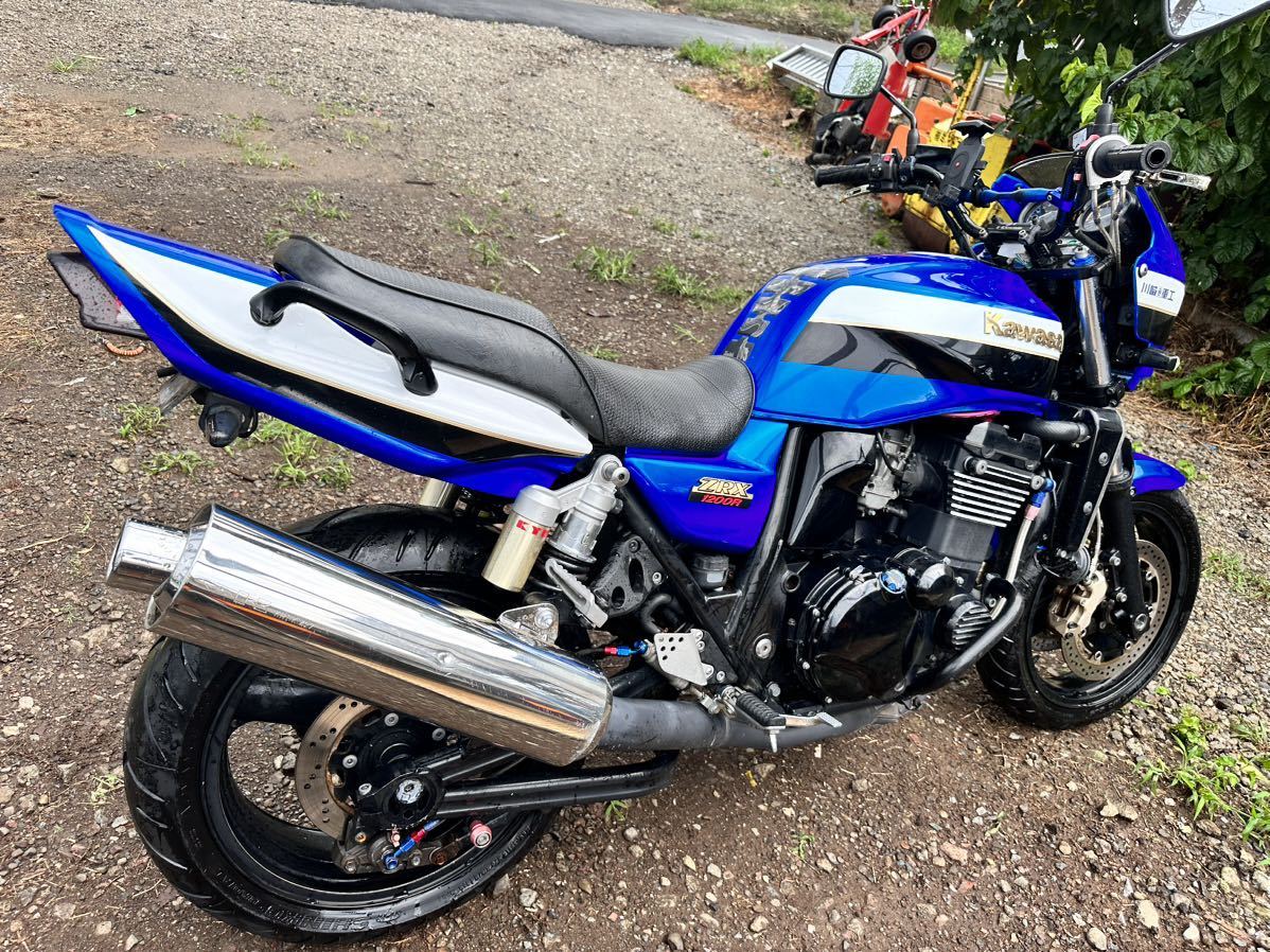 ZRX1200R 走行61866キロ エンジン始動動画有り！返品可能！ZRT20A 青