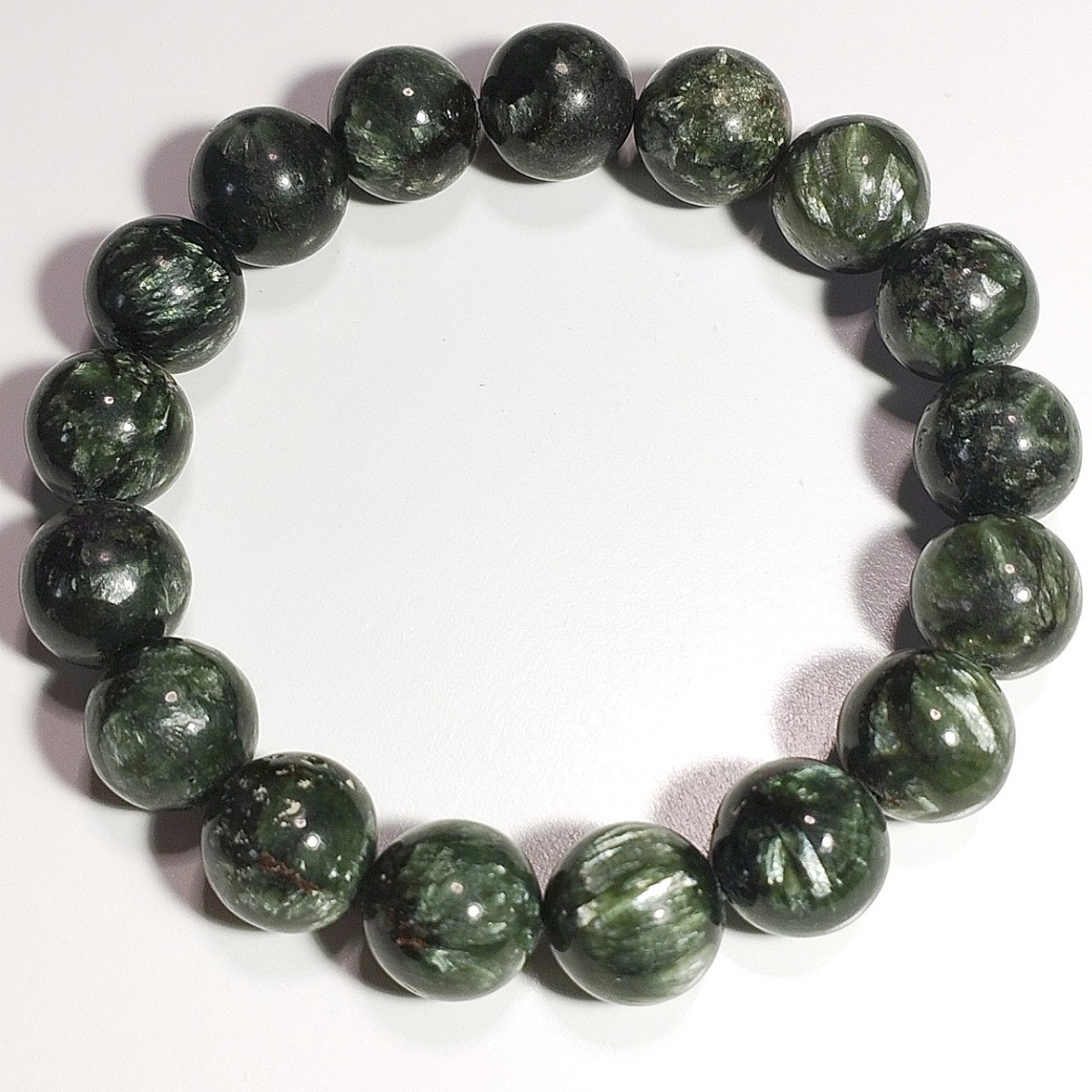 セラフィナイト Seraphinite ブレスレット クリノクロア 12mm 