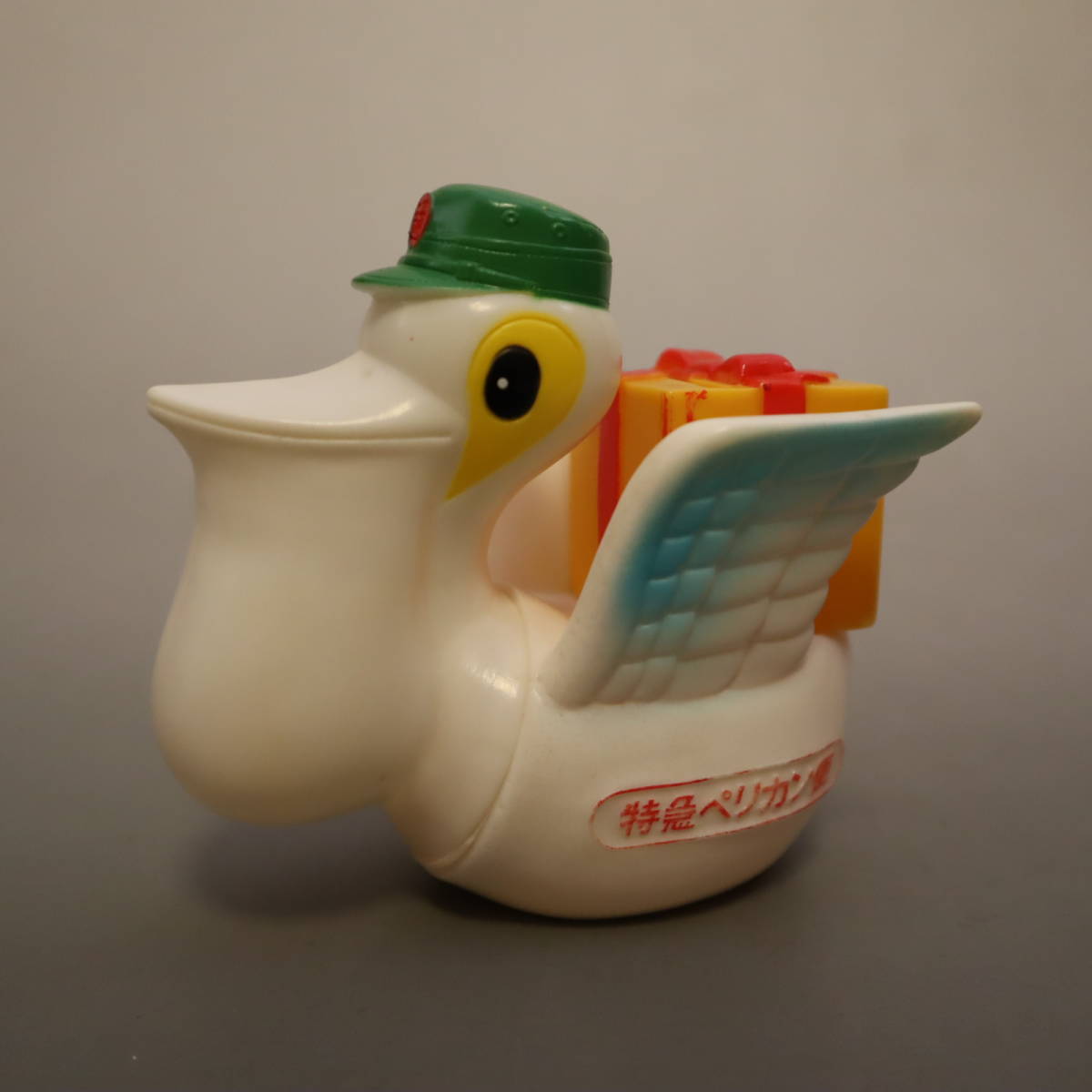 □激レア 非売品 ソフビ製 貯金箱 日本通運 特急ペリカン便＠昭和 
