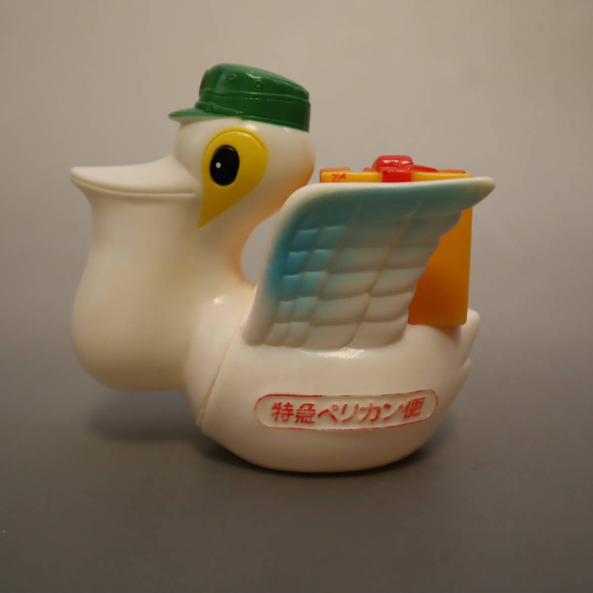 □激レア 非売品 ソフビ製 貯金箱 日本通運 特急ペリカン便＠昭和 