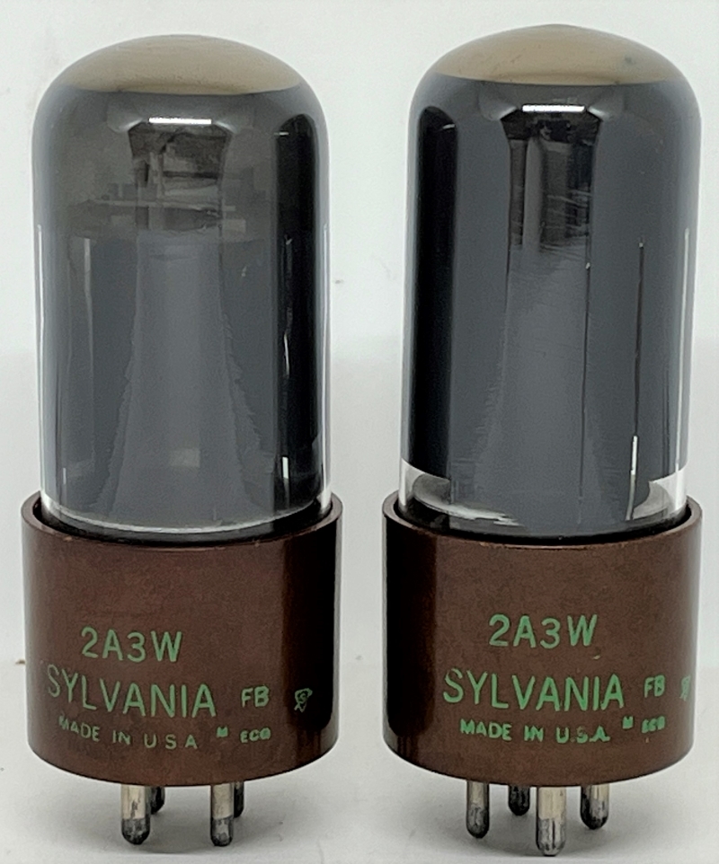 SYLVANIA 2A3W 2本 動作未確認 Yahoo!オークション -「2a3 sylvania