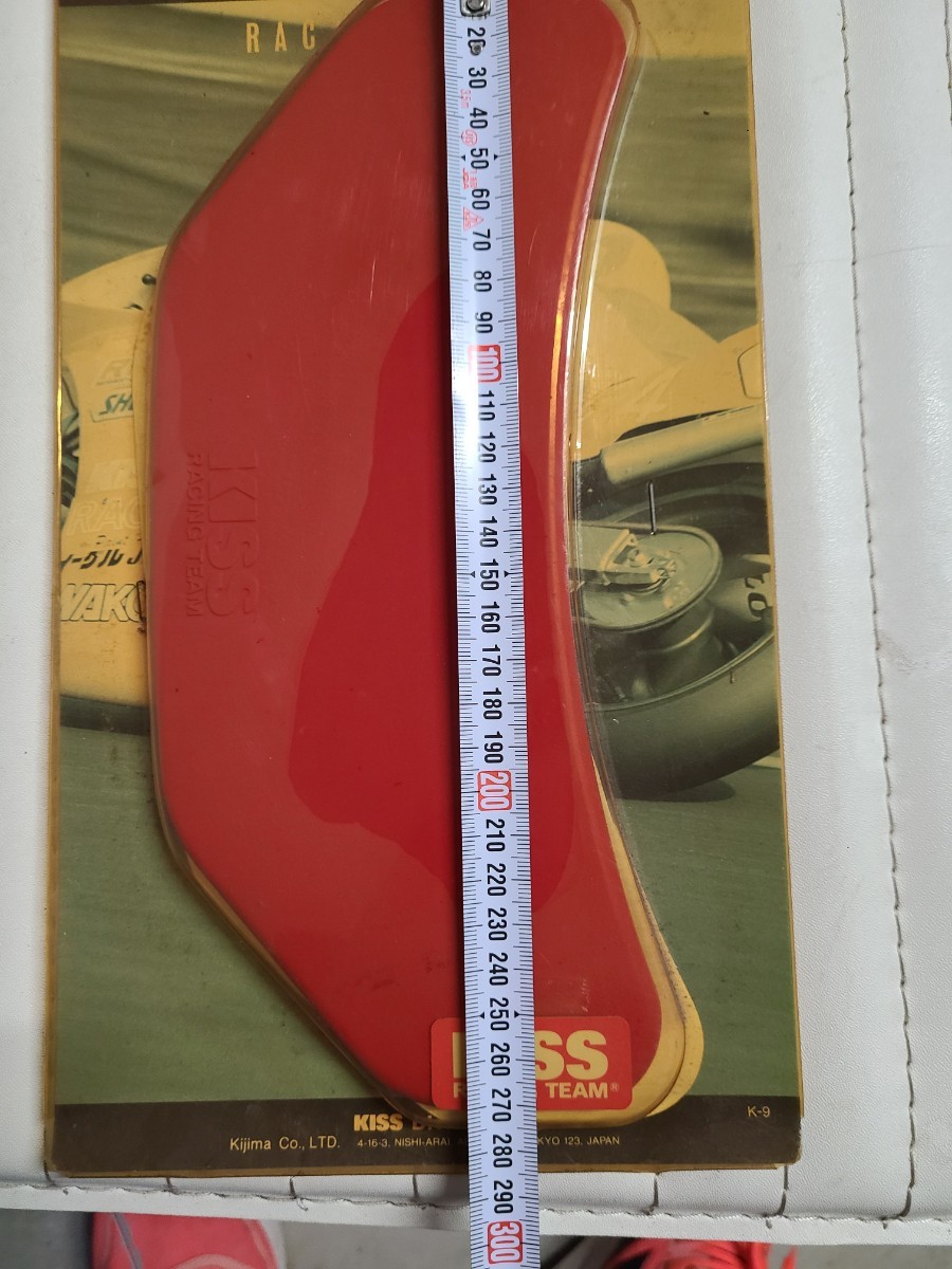 当時物 KISS タンクパッド レプリカ/走り屋 キスレーシングチーム 　赤　NSR VFR VT NR CBR CB 　キジマ　タンクパット