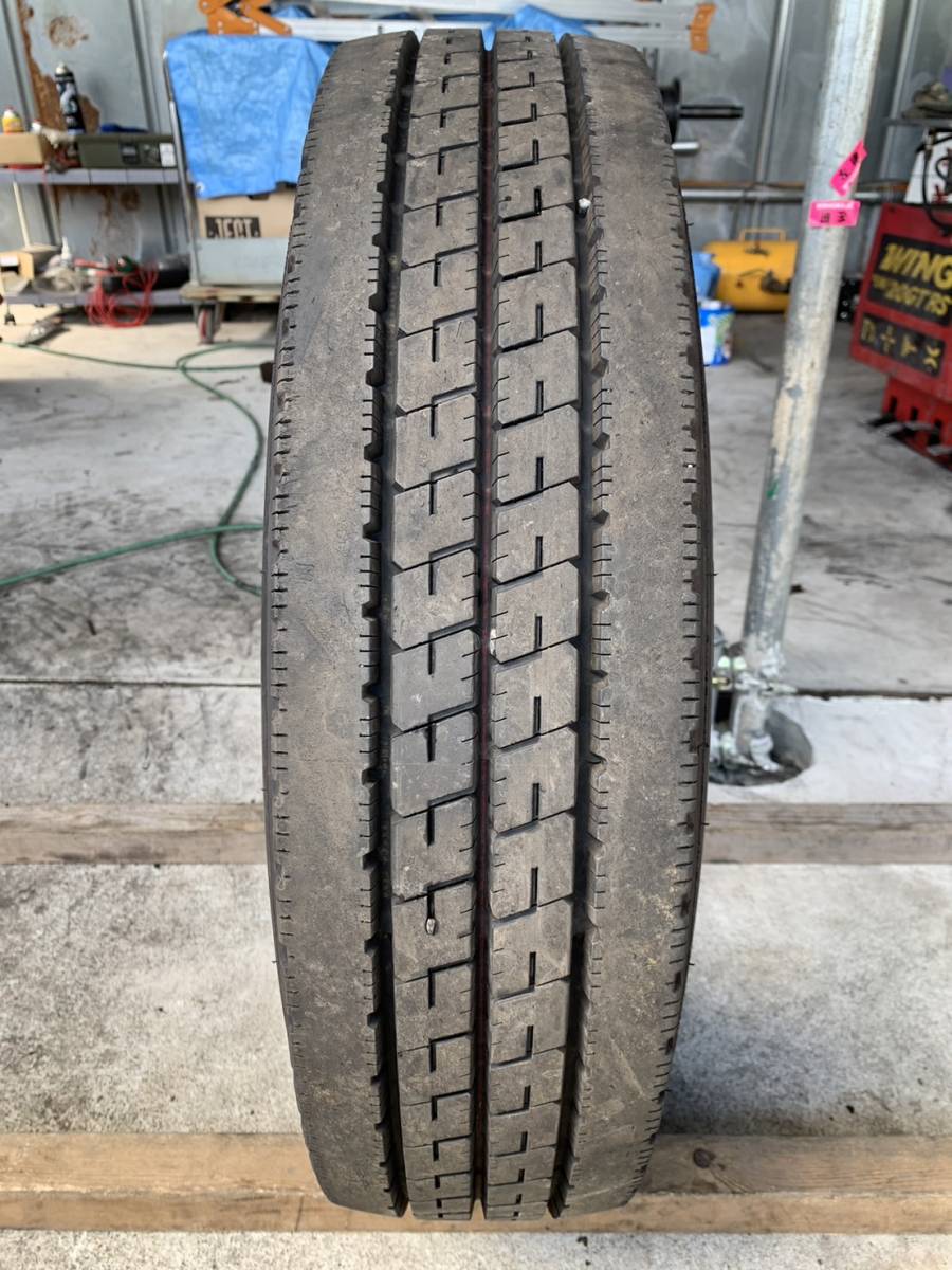 送料込み 195/85R16 BRDIGESTONE DURAVIS R207 9.5mm 22年製 中古 タイヤ 1本