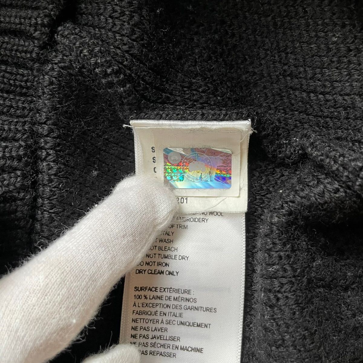 美品 CANADA GOOSE カナダグース ブラックレーベル セーター ニット 