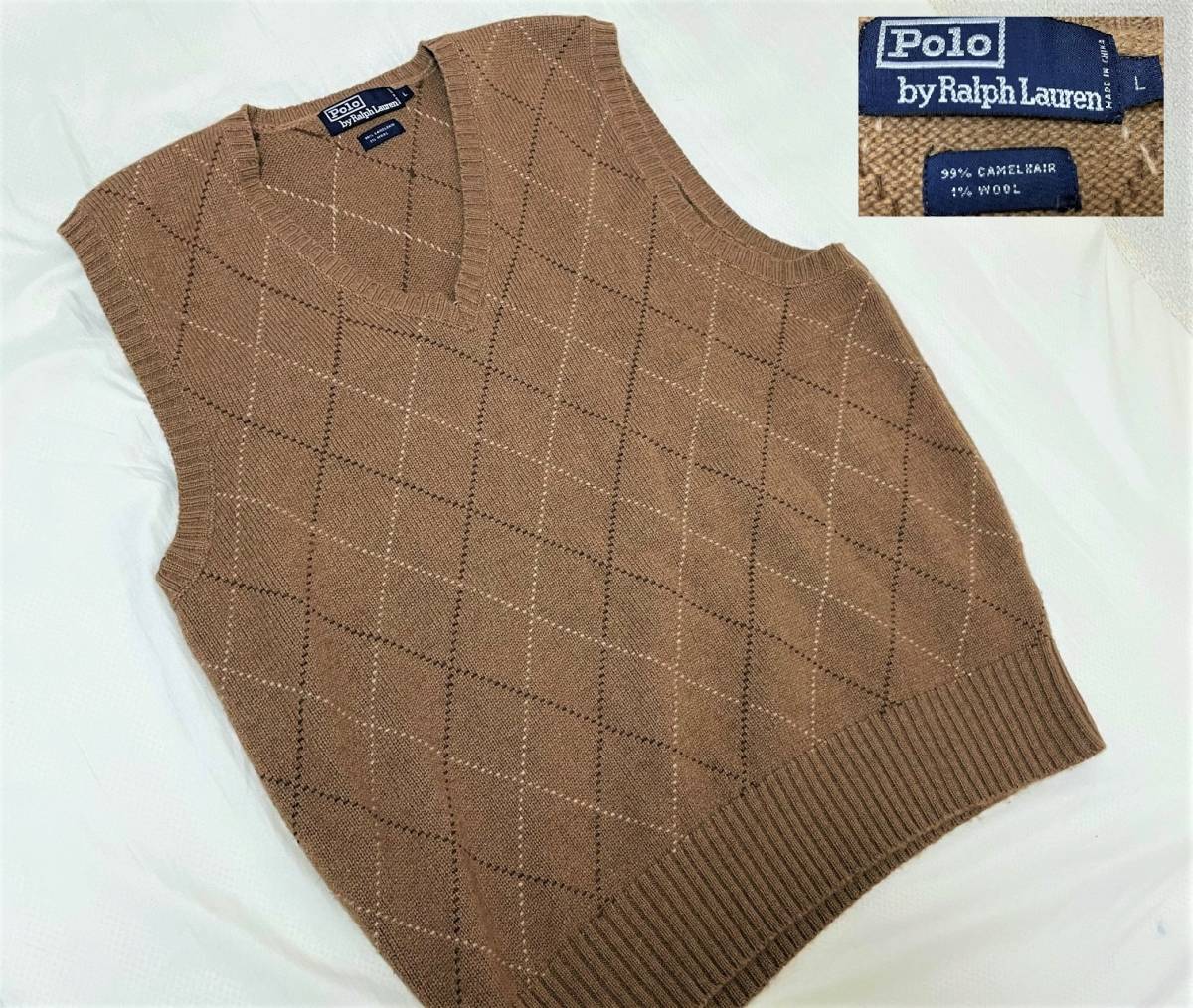 POLO Ralph Lauren ポロ ラルフローレン キャメルヘアー ラクダ ニット
