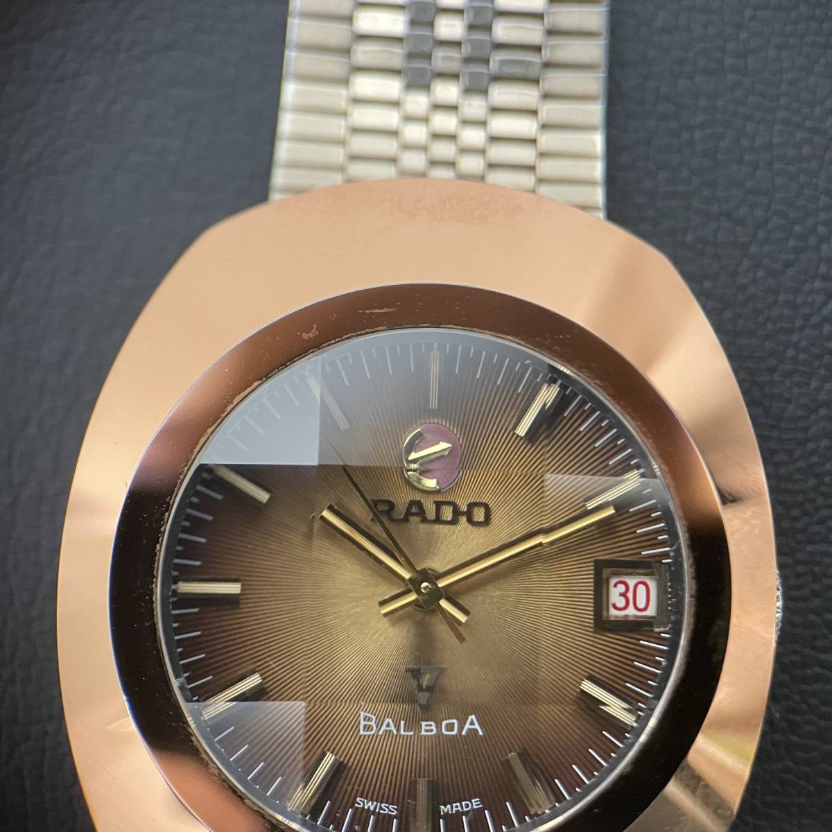 S9-39 稼働品 RADO ラドー BALBOA バルボア 9面カット 自動巻き メンズ 