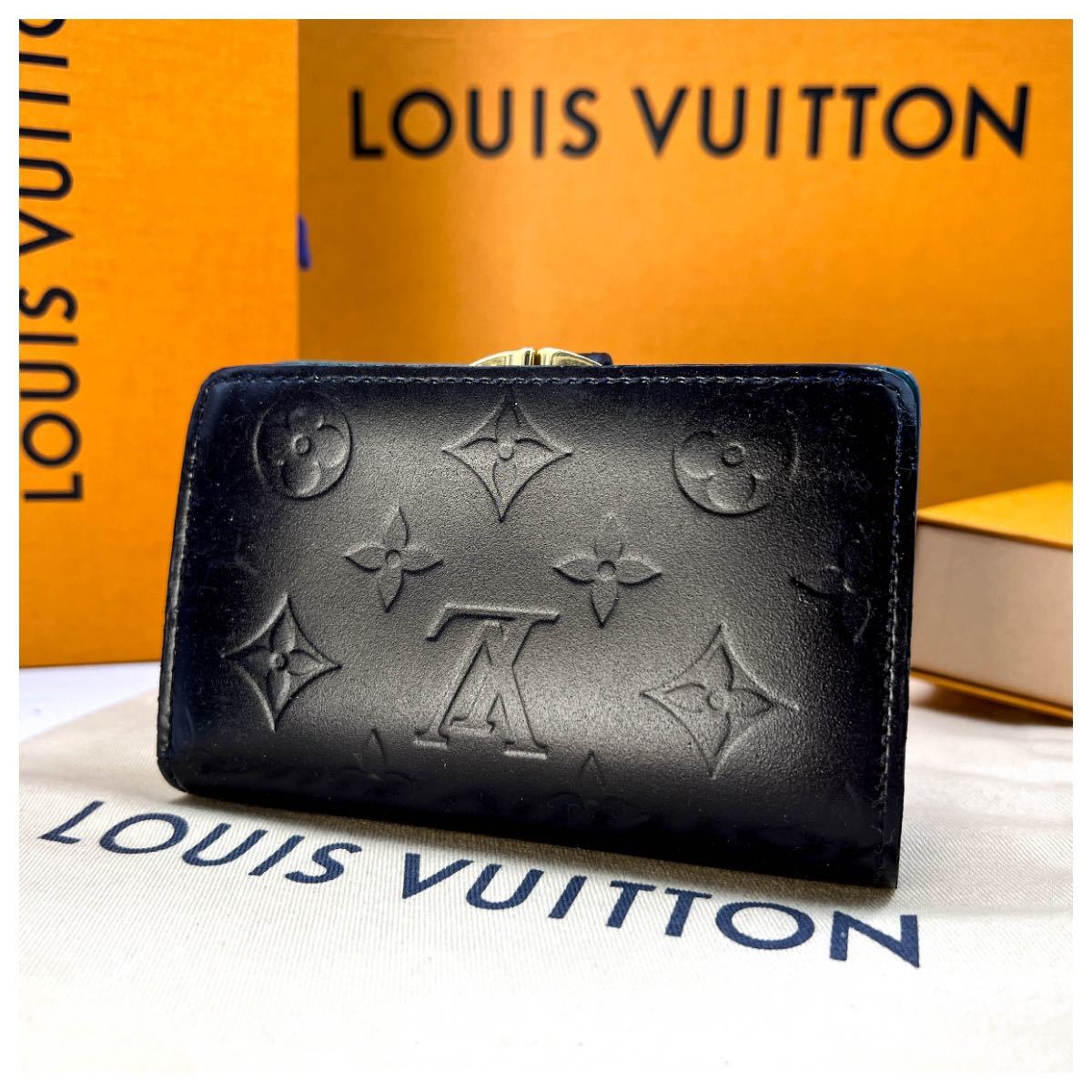 1円〜 LOUIS VUITTON ルイヴィトン 4-187 ヴェルニ 財布 がま口