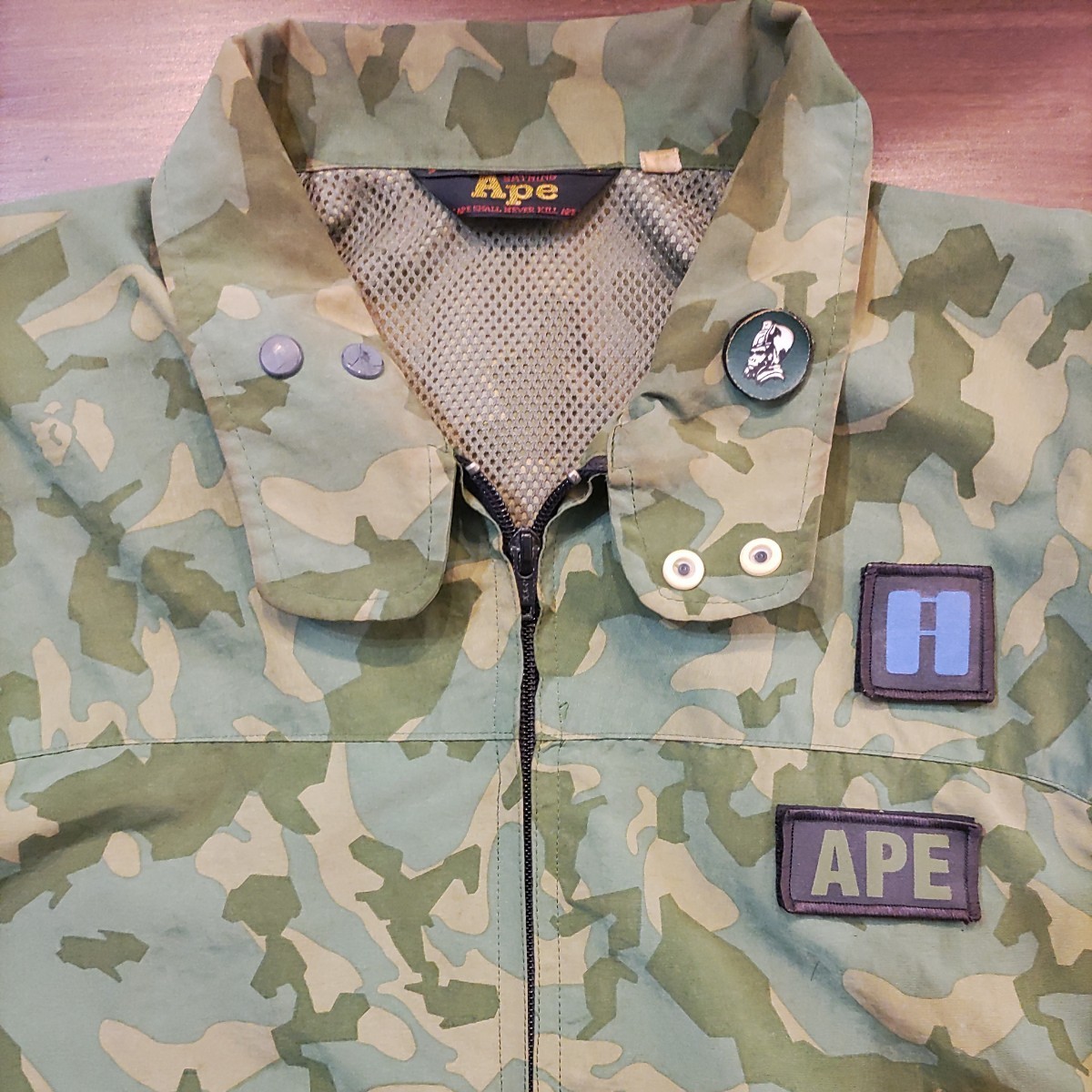 ape 90年代 迷彩 レインジャケット 初期