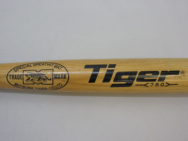 sb0066 美津和タイガー 木製バット 虎印 ミツワタイガー Tiger MITSUWA 