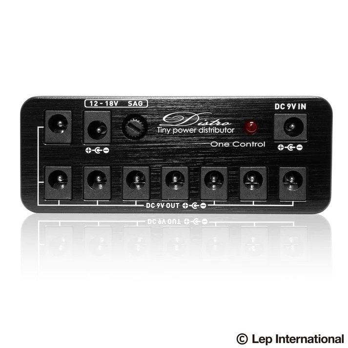 最落無し! One Control Distro -Tiny Power Distributor- (Black) / a42913 ミニサイズパワーサプライの決定版 1円