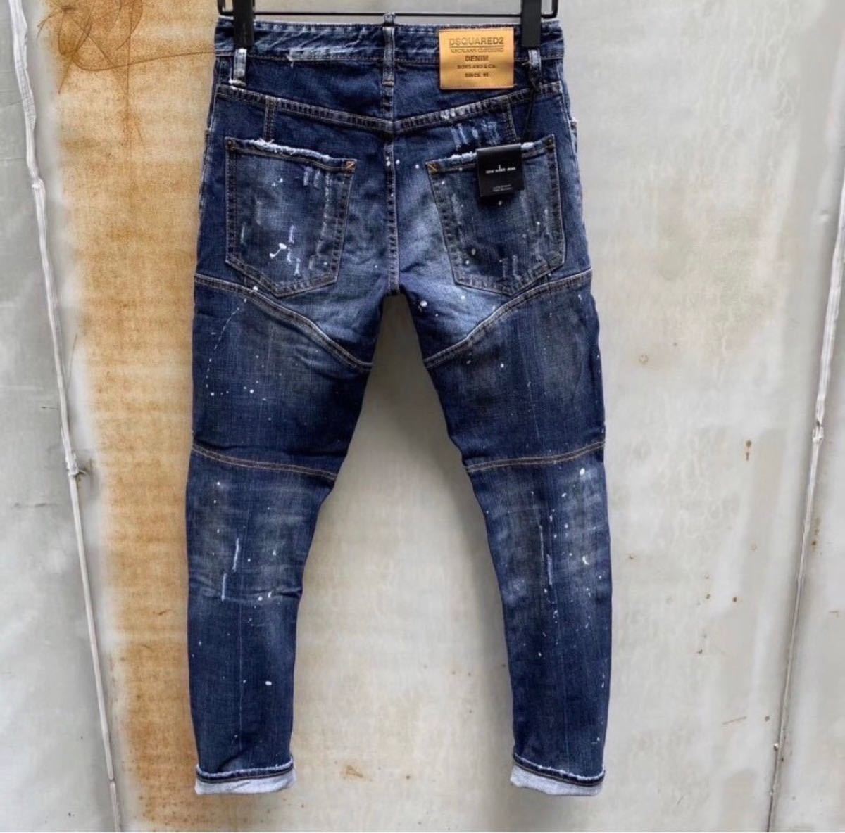 未使用品 Dsquared2 ディースクエアード サイズ50 デニム ジーンズ 