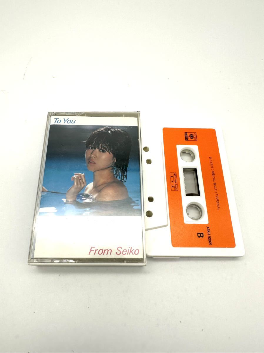 非売品 カセットテープ 松田聖子 Love Message 当時物 レア 昭和レトロ