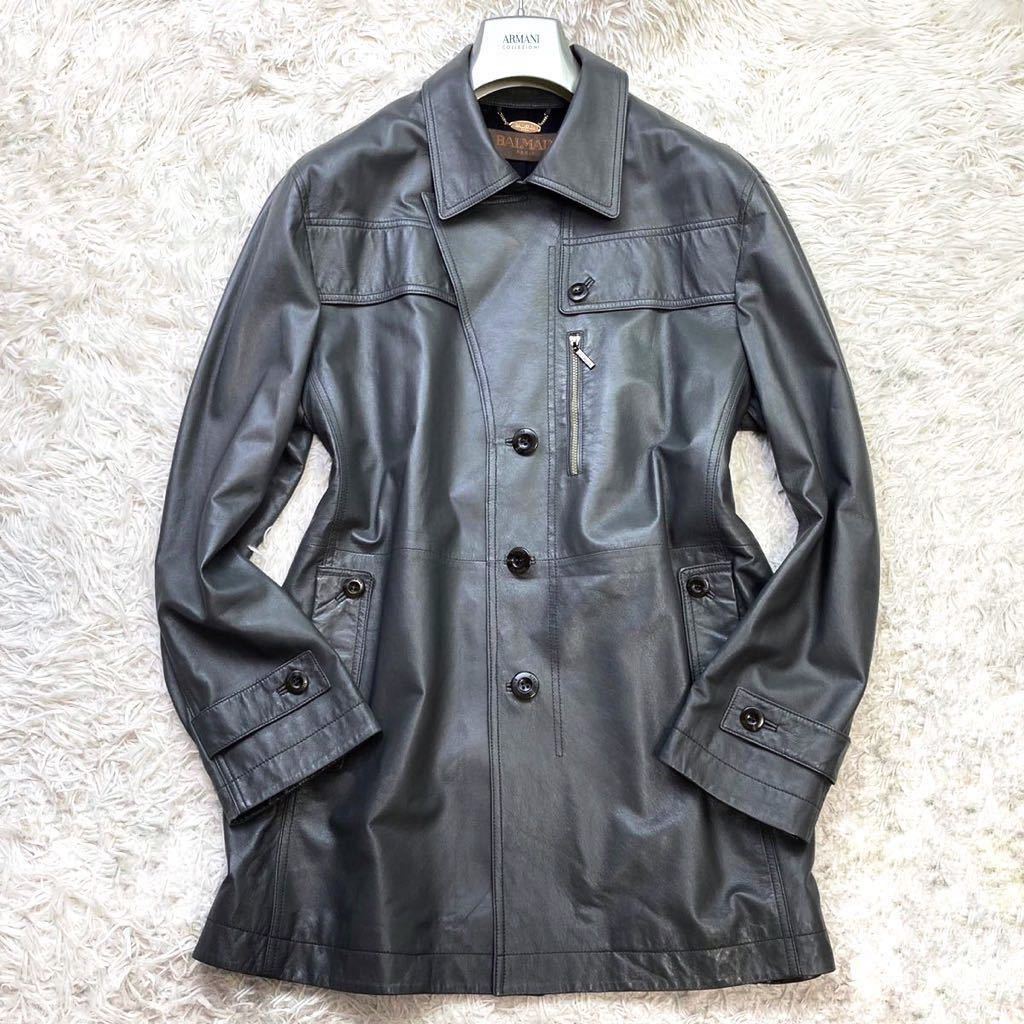 新品同様】幻のXL相当!!BALMAIN バルマン【至高の逸品】最高級羊革