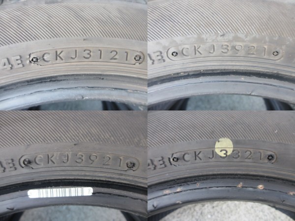 ブリヂストンSEIBERLING SL201 165/55R14 中古品4本 2021年製 4本SET 14インチ SEIBERLING SL201 165/55R14 72V 4本