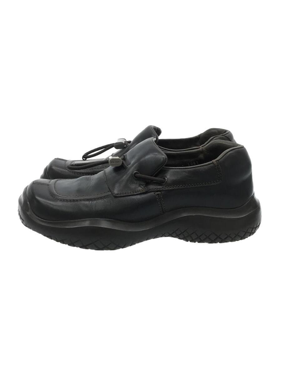 PRADA SPORT◇ローファー/UK6.5/BRW/レザー/11105-955827 PRADA