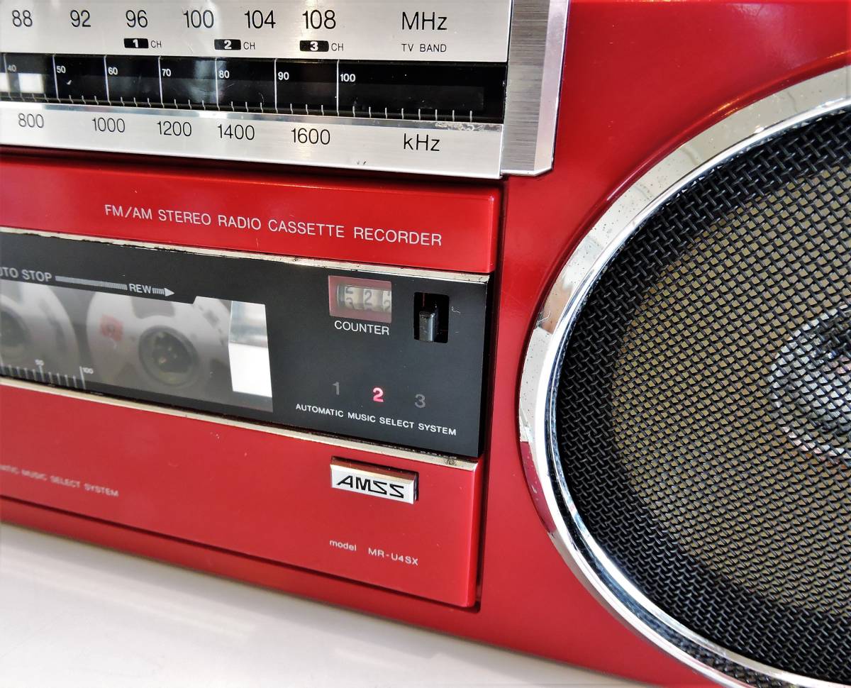 昭和レトロレア物 SANYO MR-U4SL ラジカセ 4スピーカー 昭和レトロレア物 SANYO MR-U4SL ラジカセ 4スピーカー SANYO ラジカセ