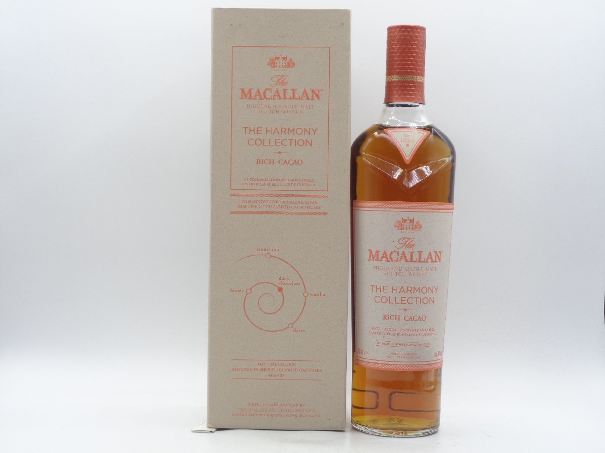The MACALLAN THE HARMONY COLLECTION RICH CACAO マッカラン ハーモニー コレクション リッチカカオ 700ml 44% 箱入 未開封 古酒 X234918