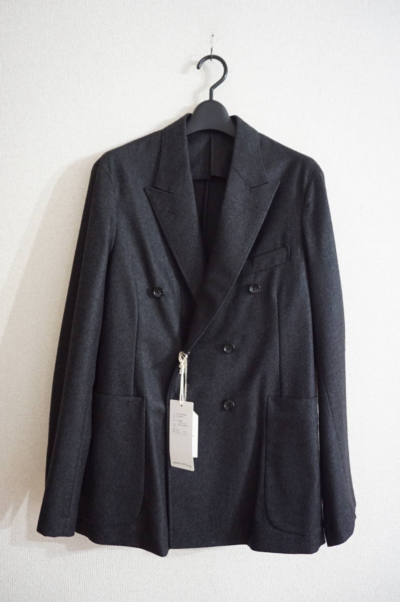 未使用 MAATEE&SONS 2022AW 等半袖 ダブルブレストジャケット テーラード 2 mt2303-0006b